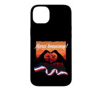 Hommage aux Pompiers français. Un Grand Merci aux Pompiers Coque pour iPhone 14 Plus