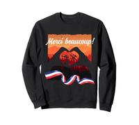 Hommage aux Pompiers français. Un Grand Merci aux Pompiers Sweatshirt