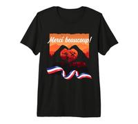 Hommage aux Pompiers français. Un Grand Merci aux Pompiers T-Shirt Haut de Gamme