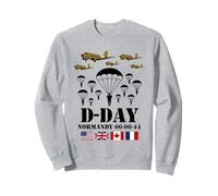 Hommage aux vétérans des parachutistes du 81e anniversaire du jour J Sweatshirt
