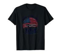 Hommage Patriotique à la Patrie de la liberté pour Les Braves T-Shirt, Homme, Noir, L