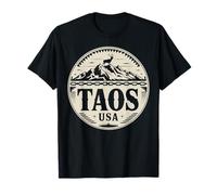 Hommage rétro aux élans alpins de Taos, au Nouveau-Mexique T-Shirt