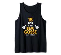 Homme 18 Ans Beau Gosse Humour Homme Ado Anniversaire Débardeur