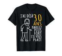 Homme 30 Ans Anniversaire Homme, J'Ai déjà 30 Ans | Drôle 30ème T-Shirt Graphique avec Valeur
