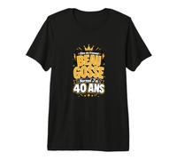 Homme 40 Ans et Toujours Aussi Beau Humour T-Shirt Haut de Gamme