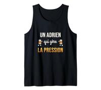 Homme Adrien Qui Gère la Pression Cadeau Adrien Humour Bière Débardeur