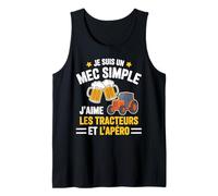 Homme Agriculteur Tracteurs agricole Mec Fan De Tracteur Apéro Débardeur