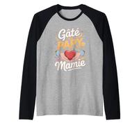 Homme Amour Grands Parents Gâté par Papy Et Mamie Manche Raglan