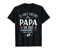 Homme Annonce 2eme Grossesse Papa - Je Vais Encore Être Papa 2027 T-Shirt Graphique avec Valeur