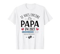Homme Annonce 2eme Grossesse Papa - Je Vais Encore Être Papa 2027 T-Shirt Graphique avec Valeur