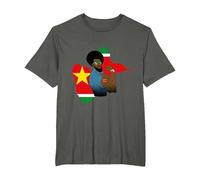 Homme Antillais Drapeau Guadeloupe Gwada Afro Vintage T-Shirt, Homme Grandes Tailles, Asphalte, 4X Tall
