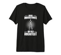 Homme Architecte Grand-père Ingénieur architecte T-Shirt Haut de Gamme