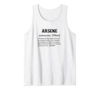 Homme ARSENE Prénom Définition | Synonyme Dieu - Drôle Humour Débardeur