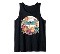 Homme Art de Roses libellules avec Harmonie Florale Débardeur