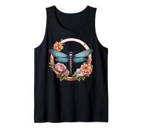 Homme Art Libellule avec Harmonie Florale Débardeur