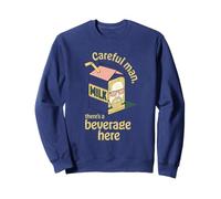 Homme attentif Theres A Beverage Here Milk Big Lebowski Sweatshirt