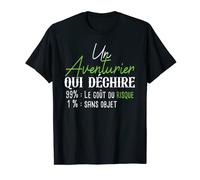 Homme Aventurier Aventure Cadeau Humour Défi Défi Outdoor T-Shirt