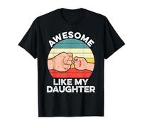 Homme Awesome Like My Daughter & Dad Matching - Daddy Father's Day T-Shirt