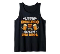 Homme Barbecue Birra Divertente Griglia per BBQ Débardeur