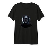Homme Barbu Intense - Portrait Profond et mystérieux T-Shirt Haut de Gamme