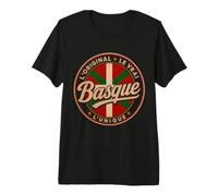 Homme Basque L'Original Le Vrai L'Unique Humour Pays Basque Cadeau T-Shirt Haut de Gamme