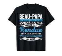 Homme Beau-Pére Cadeau Beau-Papa Cadeaux Papa Formidable T-Shirt