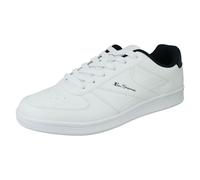 Homme Ben Sherman Blanc à Lacets Baskets Tailles UK 7-11 : Campus Baskets