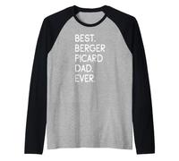 Homme Best Berger Picard Dad Ever Berger de Picardie Manche Raglan