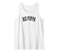 Homme Big Poppa Varsity Hip Hop Dad Fathers Day Débardeur