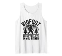 Homme Bigfoot Doesn't Believe You Either Funny Sasquatch Men Boys Débardeur
