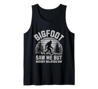 Homme Bigfoot Saw Me But Nobody Believes Him - Wild Retro Forest Débardeur