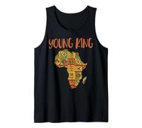 Homme Black History Young King Africa Map Afrique Garçons Enfants Hommes Débardeur