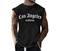 Homme Bodybuilding Tank Tops Stretchy Coton Sans Manches Shirt Lâche Maillot De Corps Street Style Muscle Shirt Muscle Shirt Débardeur Homme Vert