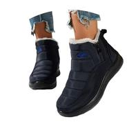 Homme Bottes de Neige Hiver Fermeture éclair latérale Fourrées Doublure Chaude Avec Impermeable Randonnée Confort Antidérapage Chaussures Classique