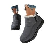 Homme Bottes de Neige Hiver Fermeture éclair latérale Fourrées Doublure Chaude Avec Impermeable Randonnée Confort Antidérapage Chaussures Classique