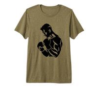 Homme Boxe Garçon Pugilat Autodéfense T-Shirt Haut de Gamme