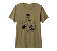 Homme Boxeur Partenaire de Combat Arène de Boxe T-Shirt Haut de Gamme