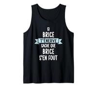 Homme Cadeau Homme Humour Prénom Personnalisé Brice Débardeur