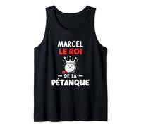 Homme Cadeau Personnalisé Homme Prénom Marcel Pétanque Humour Débardeur