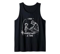 Homme Cadeau pour la fête des pères, je t'aime papa Débardeur