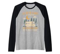 Homme Camping Car Humour - Je m'en Fous Je me Barre en Camping Car Manche Raglan