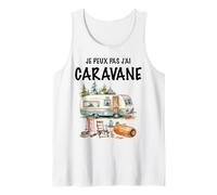 Homme Camping Caravane Rando Beau Dessin Papa Papy Tonton Débardeur