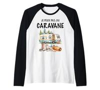 Homme Camping Caravane Rando Beau Dessin Papa Papy Tonton Manche Raglan