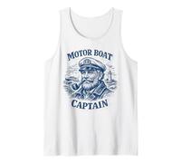 Homme Capitaine de Bateau à Moteur, Yacht, Capitaine de Bateau à Moteur Débardeur