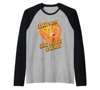 Homme Care Bears: Unlock The Magic Father's Day Big Heart Energy Manche Raglan