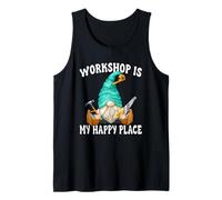Homme Carpentry GNOME Graphic Funny Saying for Men Woodworker Dad Débardeur