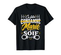 Homme Ce Futur Marié a Soif EVG Enterrement Vie de Garçon T-Shirt