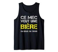 Homme Ce Mec Veut Bière Deux Trois Débardeur Homme Sport Humour Débardeur