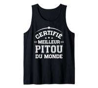 Homme Certifié Meilleur Pitou du Monde Fête des Grands-Pères Pitou Débardeur