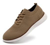 Homme Chaussure Sneakers Basket Marche Espadrilles Soulier Outdoor Tennis Athlétique Classic Business Chaussures Taille 42 Khaki